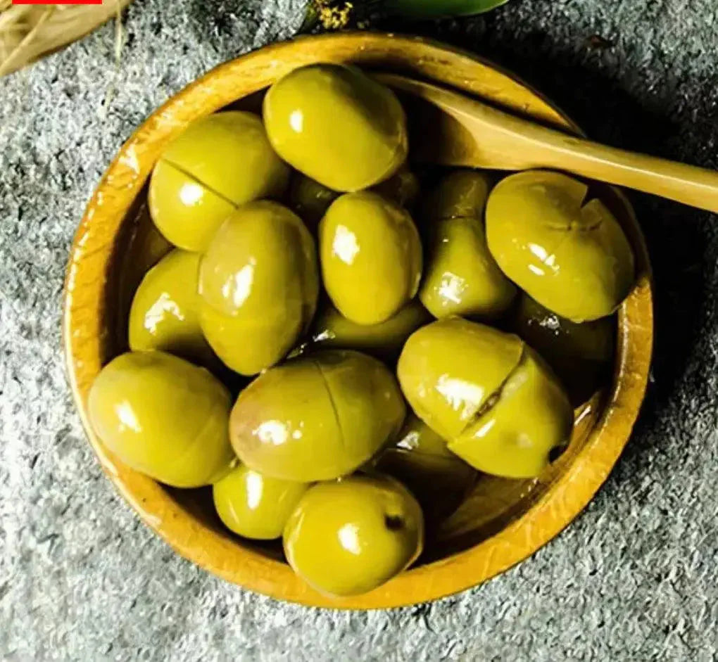 Domat Kırma Yeşil Zeytin - 700gr (c) Tazecik