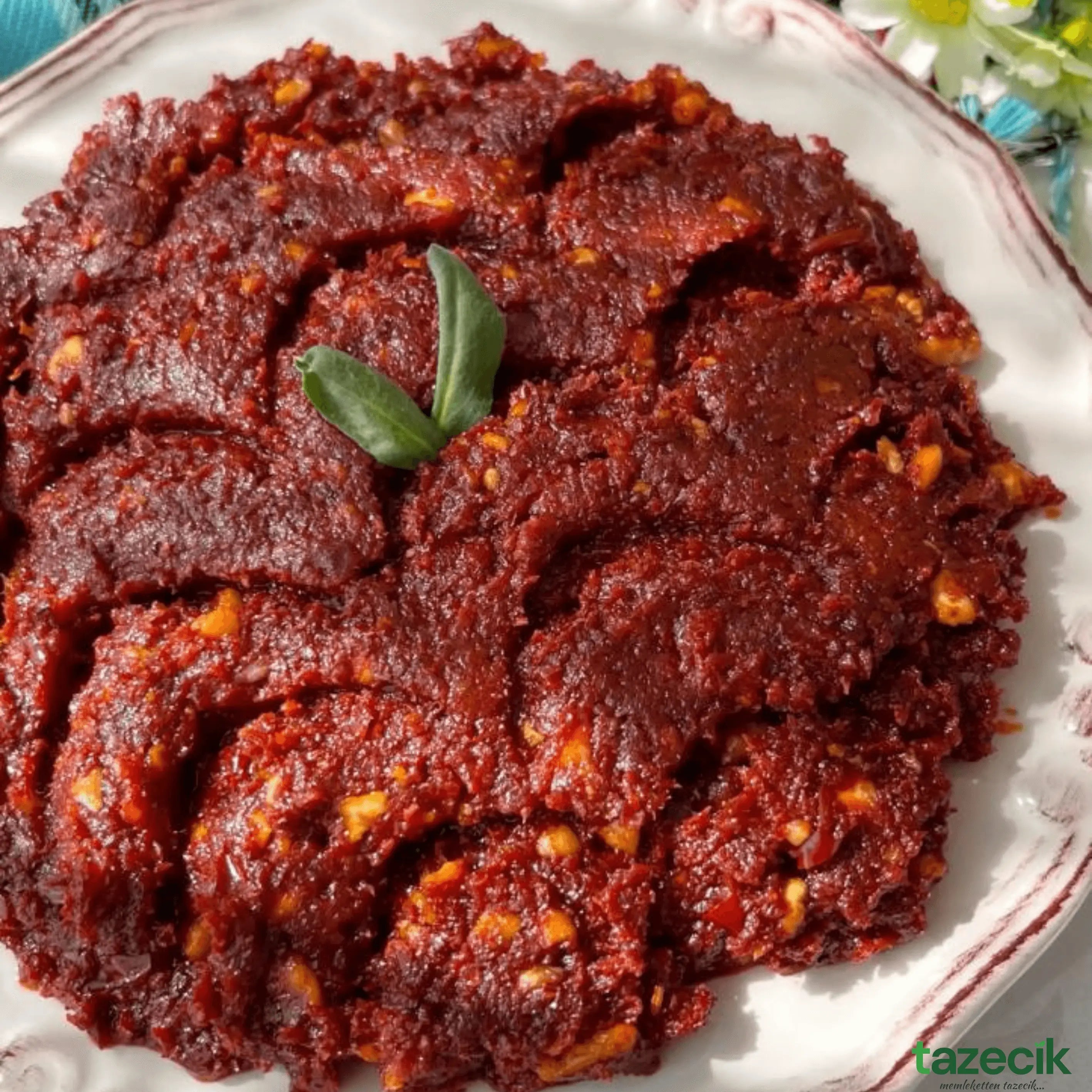 Kahvaltılık Cevizli Çemenli Acuka - 350g Tazecik