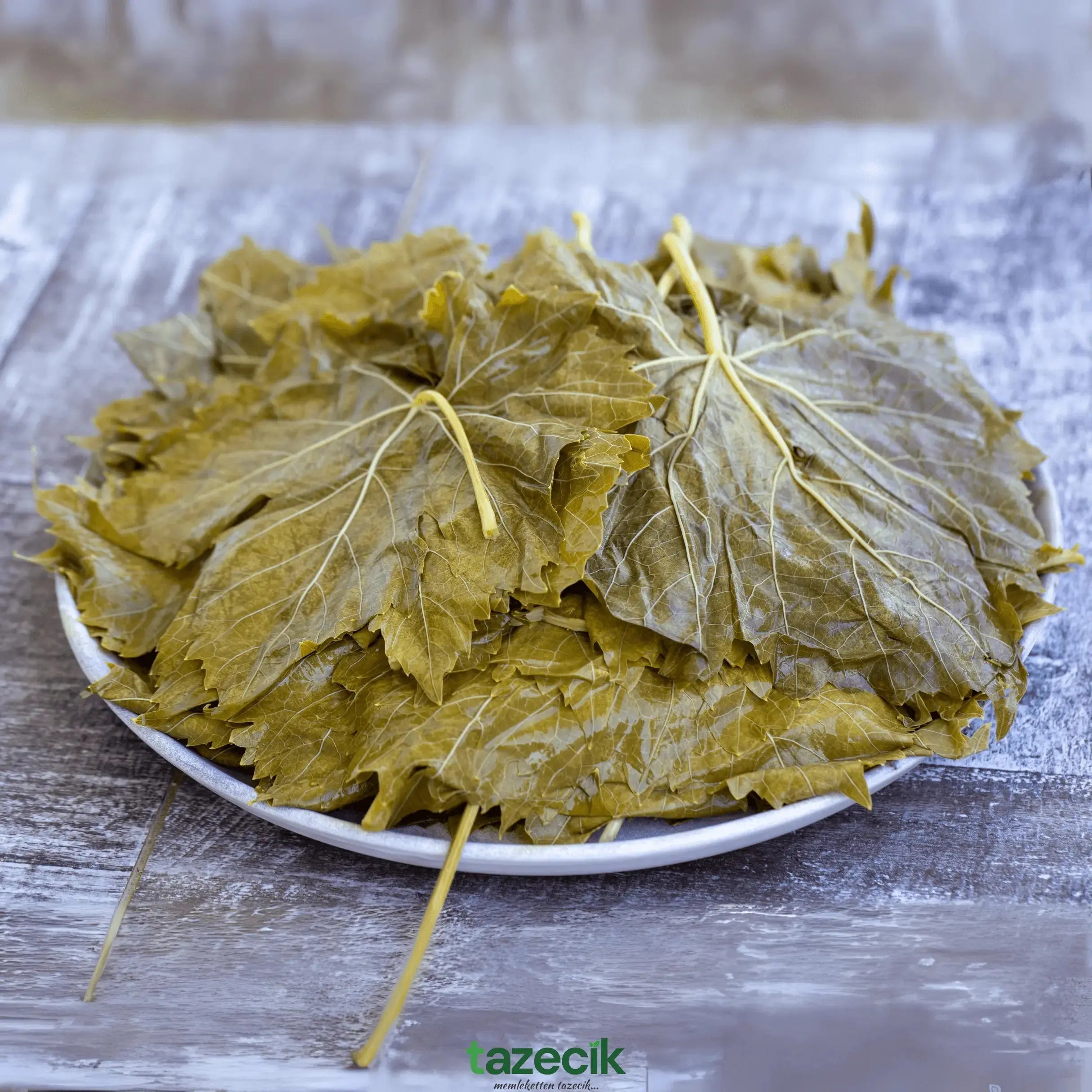 Tokat Erbaa Sarmalık Asma Yaprağı – Salamura, Kuru Basım – 3.2 kg Brüt Tazecik