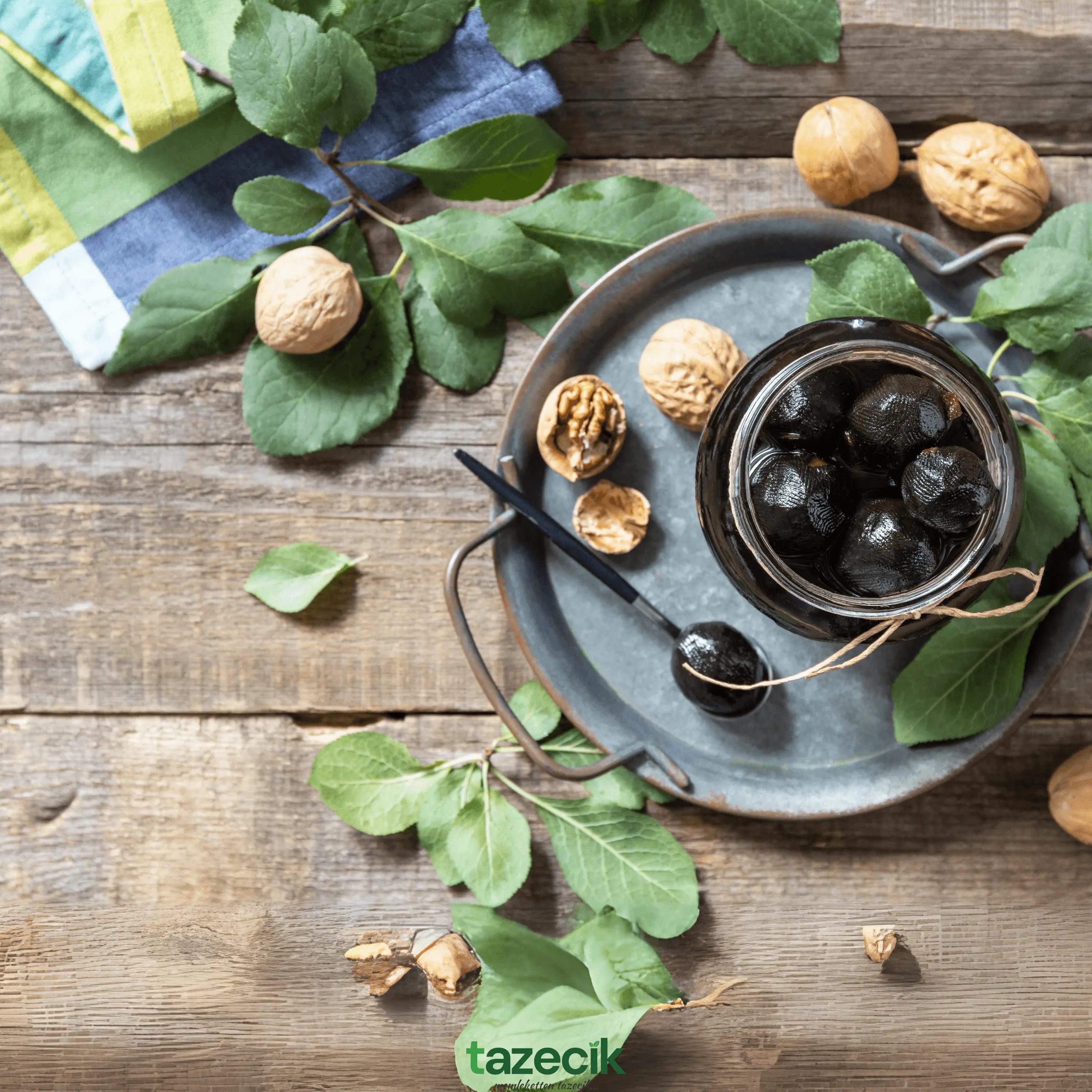 Ham Ceviz Reçeli - El Yapımı - 500gr (c) Tazecik