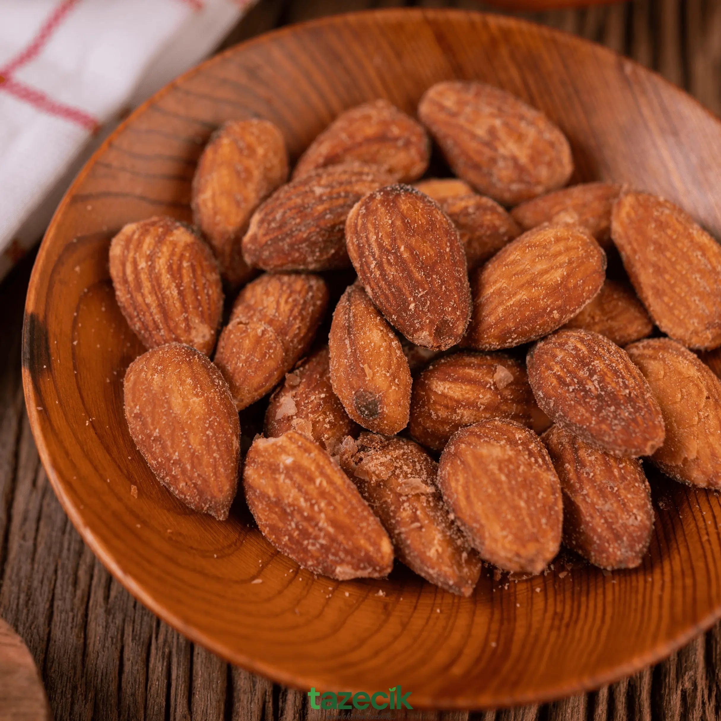 Kavrulmuş Tuzlu Badem - 500gr Tazecik