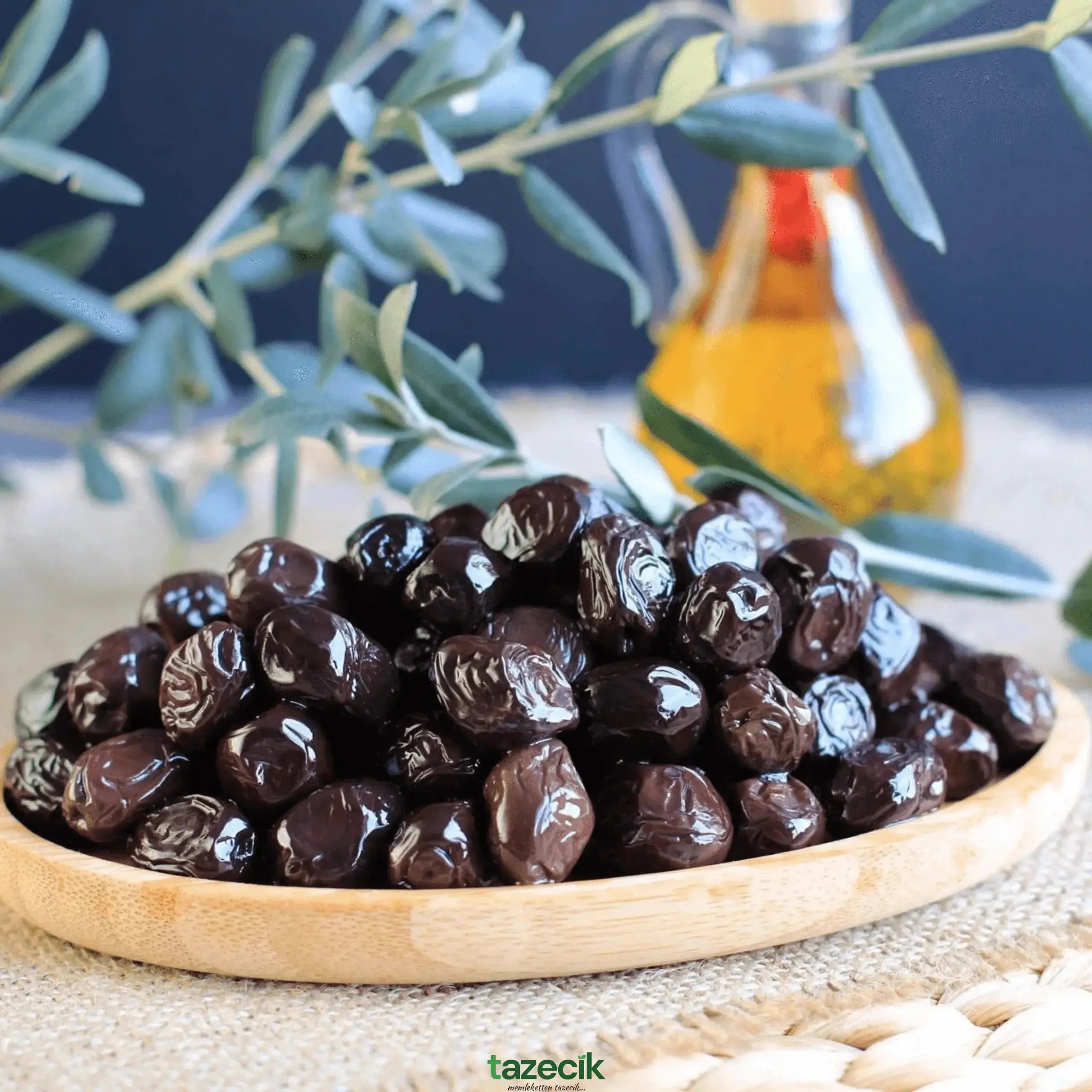 Gemlik Yağlı Sele İri Boy- 500gr Siyah Zeytin (c) Tazecik