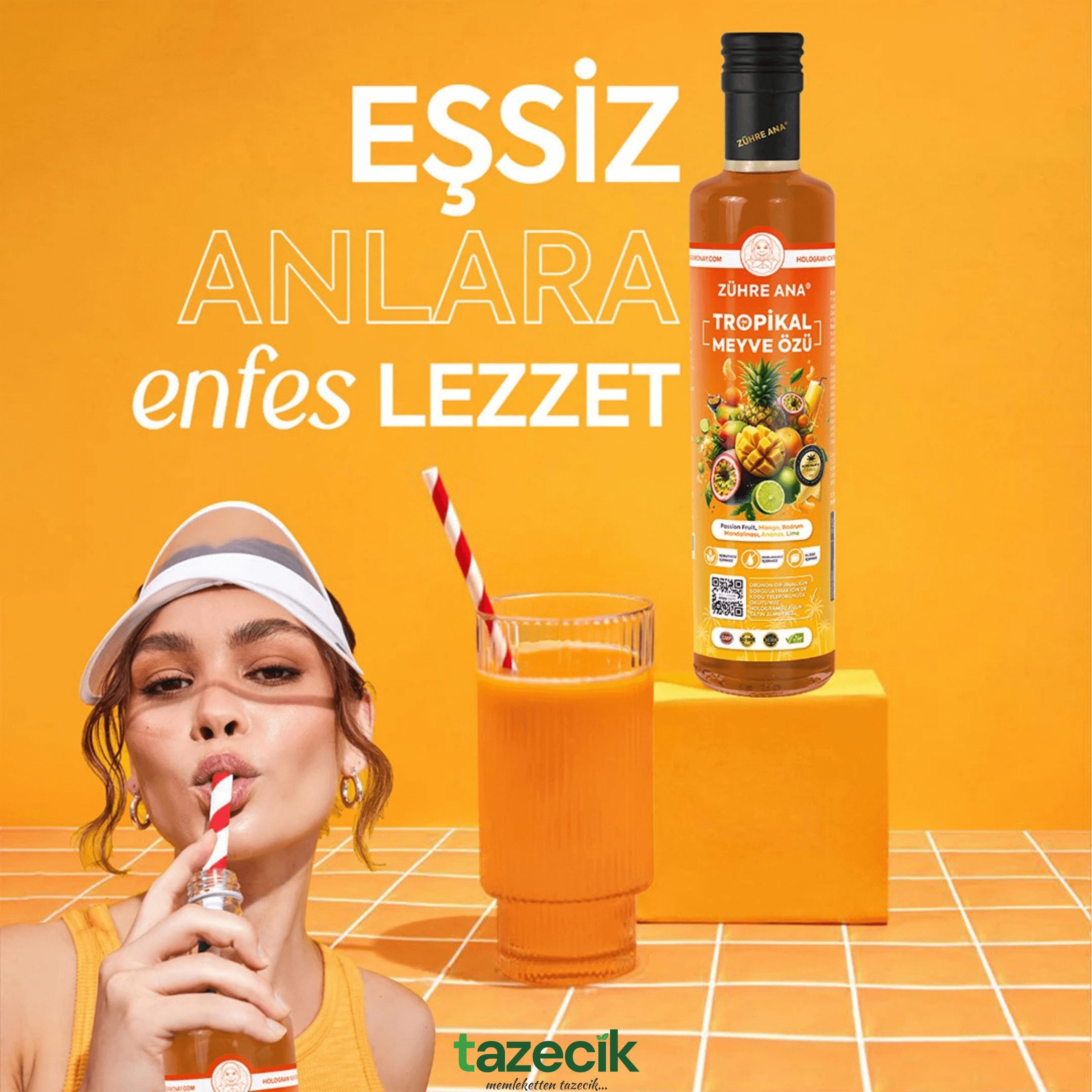 Tropikal Meyve Özü - Zühre Ana Tazecik