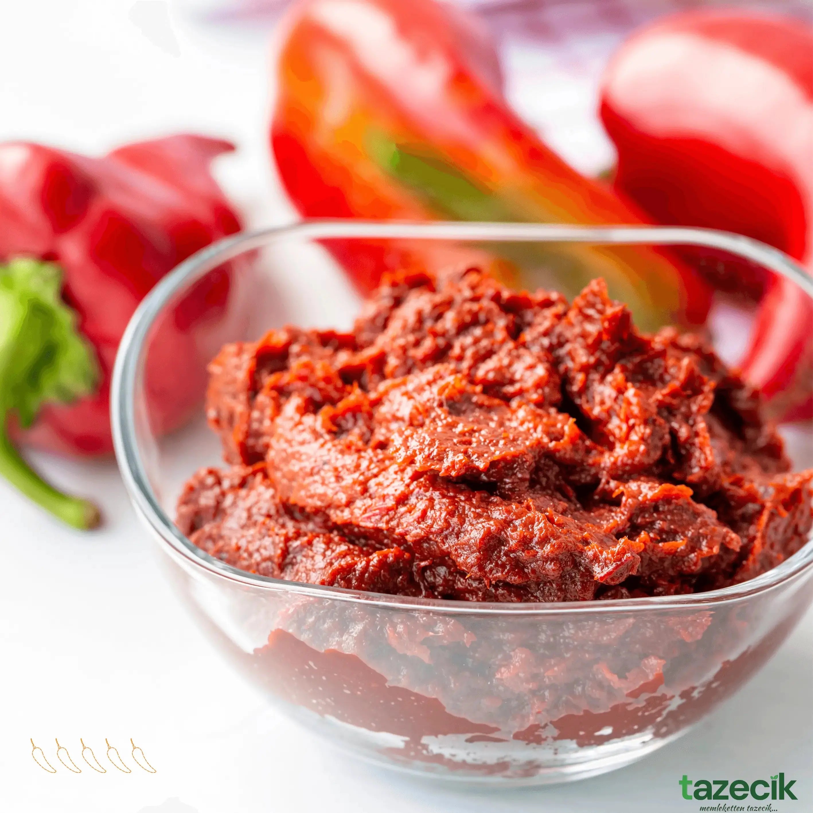 Antep Tatlı Biber Salçası - 1kg (c) Tazecik