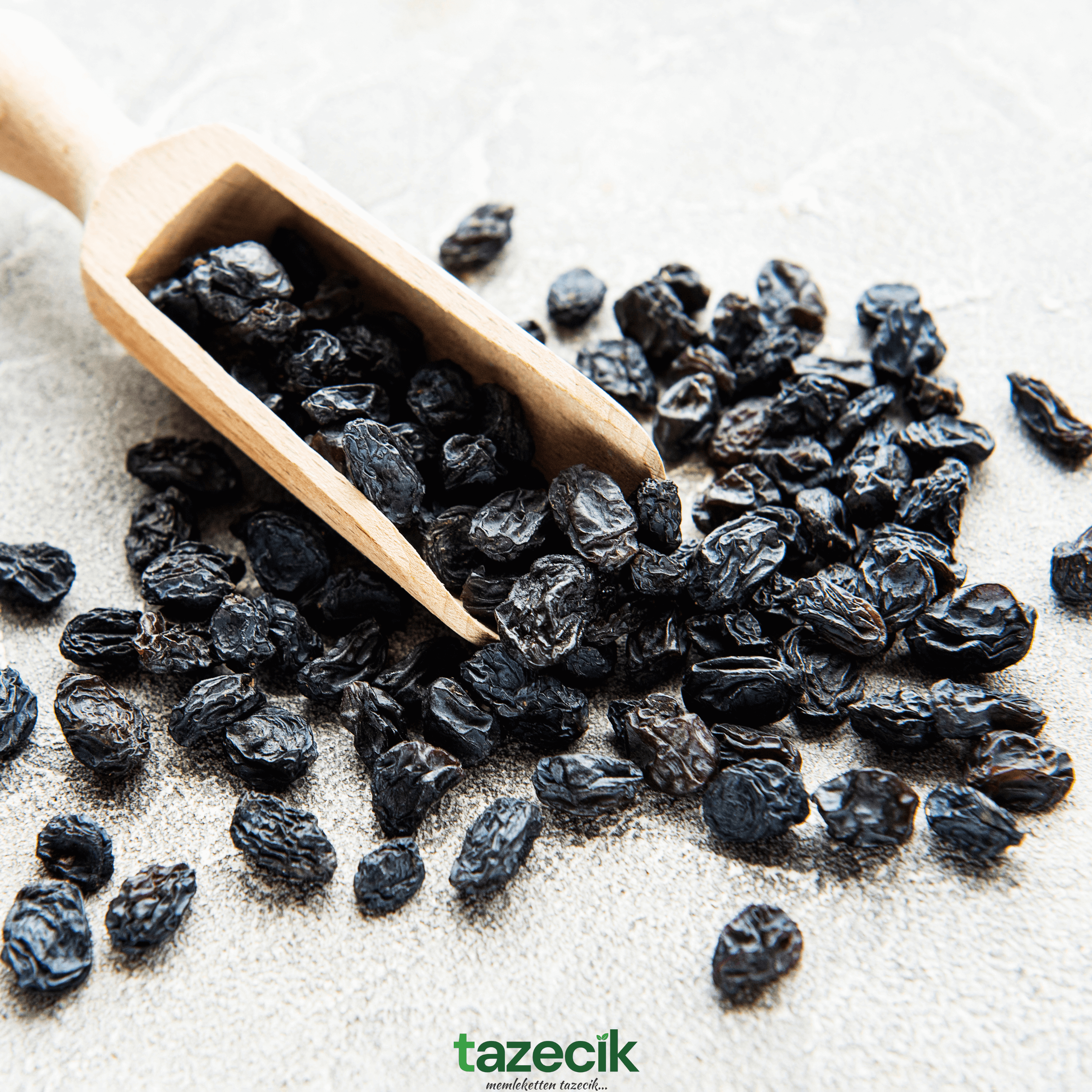 Çekirdekli Siyah Kuru Üzüm - 500 gr Tazecik