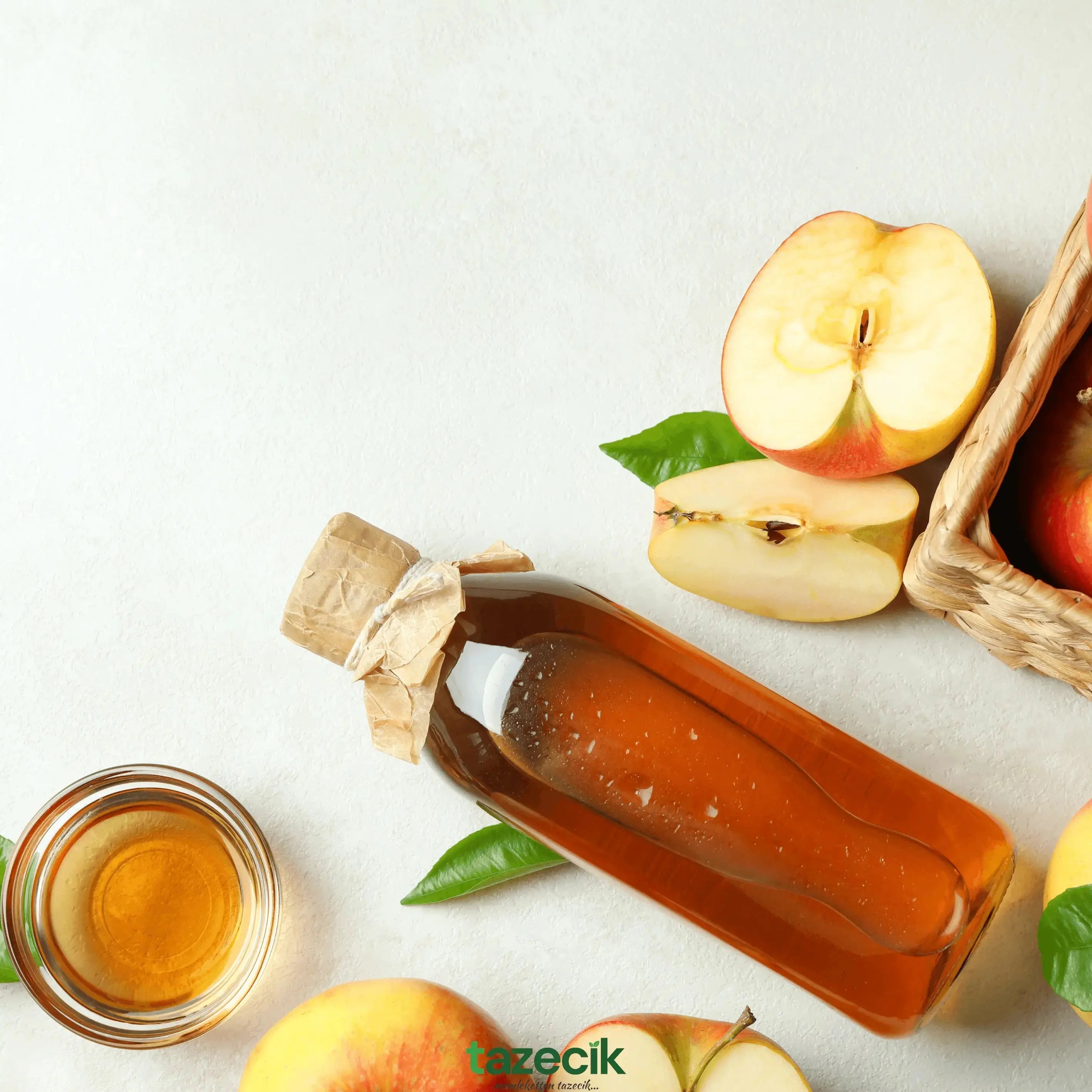 Elma Sirkesi Doğal El Yapımı - 500ml (c) Tazecik