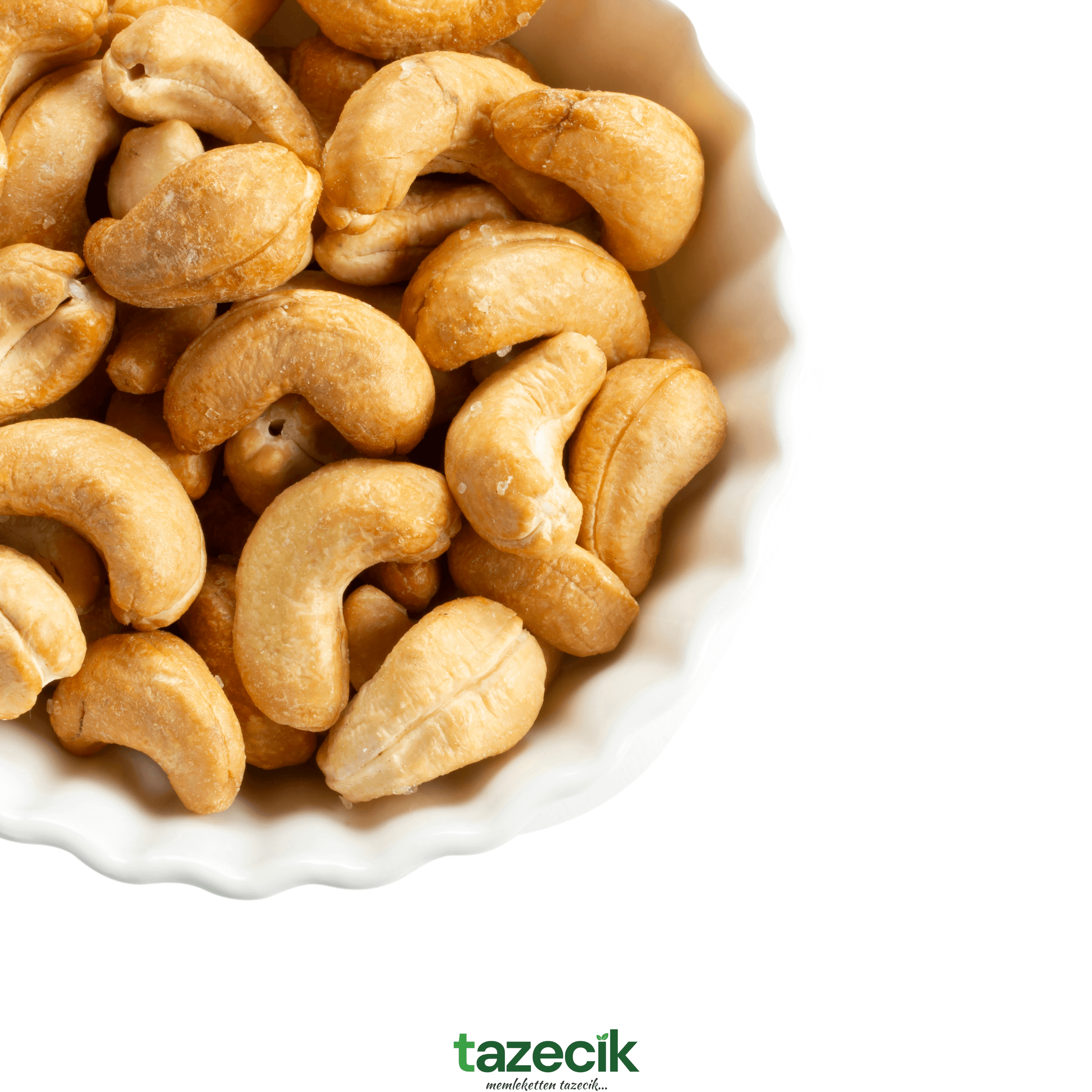 Kaju Premium Kavrulmuş Tuzlu - 500 gr Tazecik