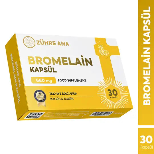 Zühre Ana Bromelain Kapsül - 30 Kapsül