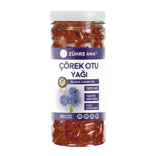 Zühre Ana Çörek Otu Yağı Softgel - 90 Kapsül